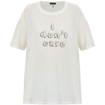 T-shirt con stampa in bianco R13 - donna 