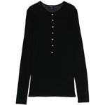 Top Isabella a maniche lunghe in nero Soeur - donna 