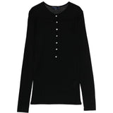 Top Isabella a maniche lunghe in nero Soeur - donna 
