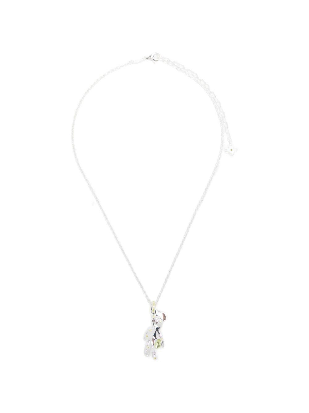 Collana con ciondolo a forma di orso in argento Yvmin - donna 