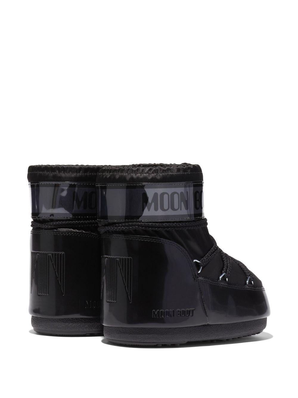 Stivali chunky in nero Moon boot - unisex 