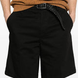 Pantaloncini con parte anteriore piatta in nero Zegna - uomo 