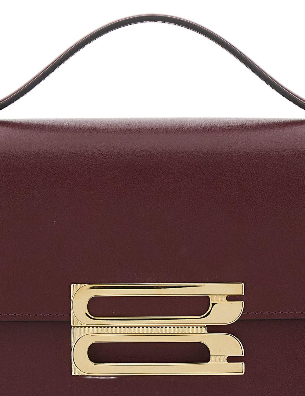 Borsa a spalla dorian in bordeaux Victoria beckham - donna 