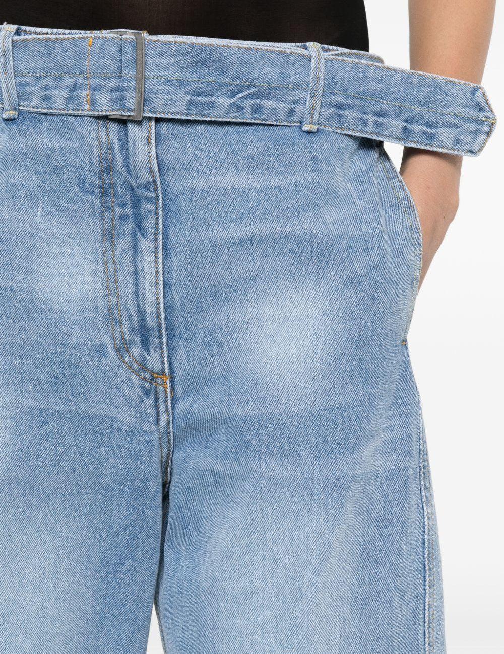 Jeans con cintura in blu Magda butrym - donna 