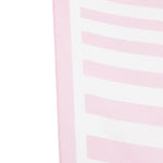 Foulard a righe rayures in bianco e rosa Jacquemus - unisex 