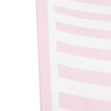 Foulard a righe rayures in bianco e rosa Jacquemus - unisex 