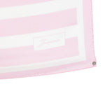 Foulard a righe rayures in bianco e rosa Jacquemus - unisex 
