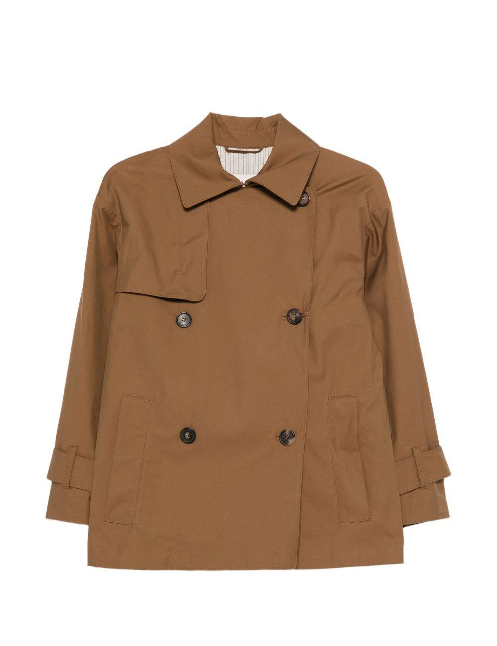 Trench corto MTCzeno in marrone Max Mara the cube - donna 