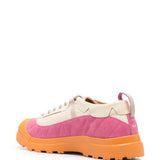 Sneakers con design a inserti in arancione Ranra - uomo 