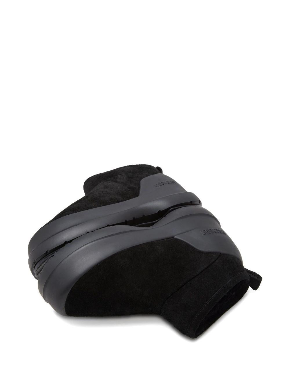 Stivali da pioggia Mezzaluna in nero Moon boot - uomo 