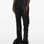 Jeans con zip in nero Rick owens drkshdw - uomo 