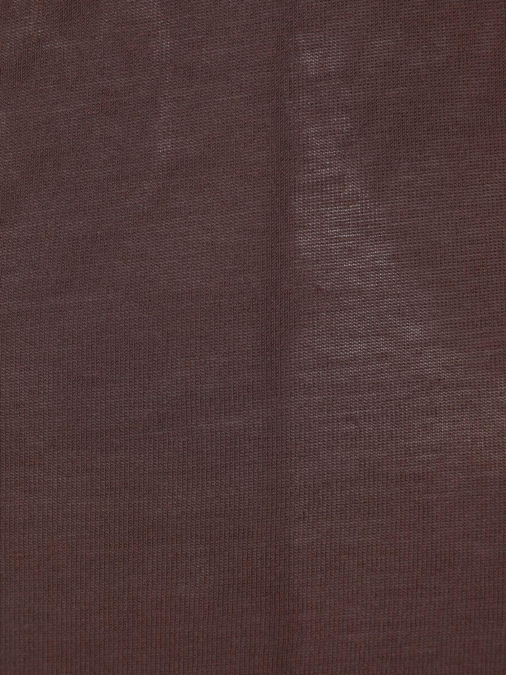 Top monospalla in marrone Rick Owens - donna 