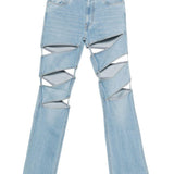 Jeans cut-out in azzurro Coperni - donna 