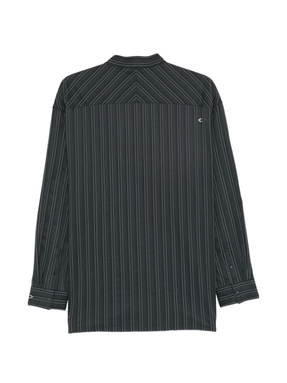 Camicia a righe verticali in grigio Oakley - uomo 