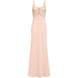 Abito lungo reverie con cristalli in rosa Jenny packham - donna 