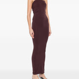 Abito lungo in viola scuro Wolford - donna 