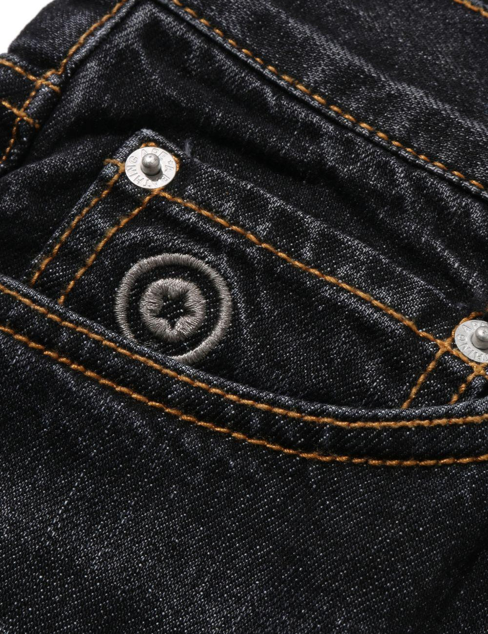 Jeans con applicazione in blu Bape - uomo 