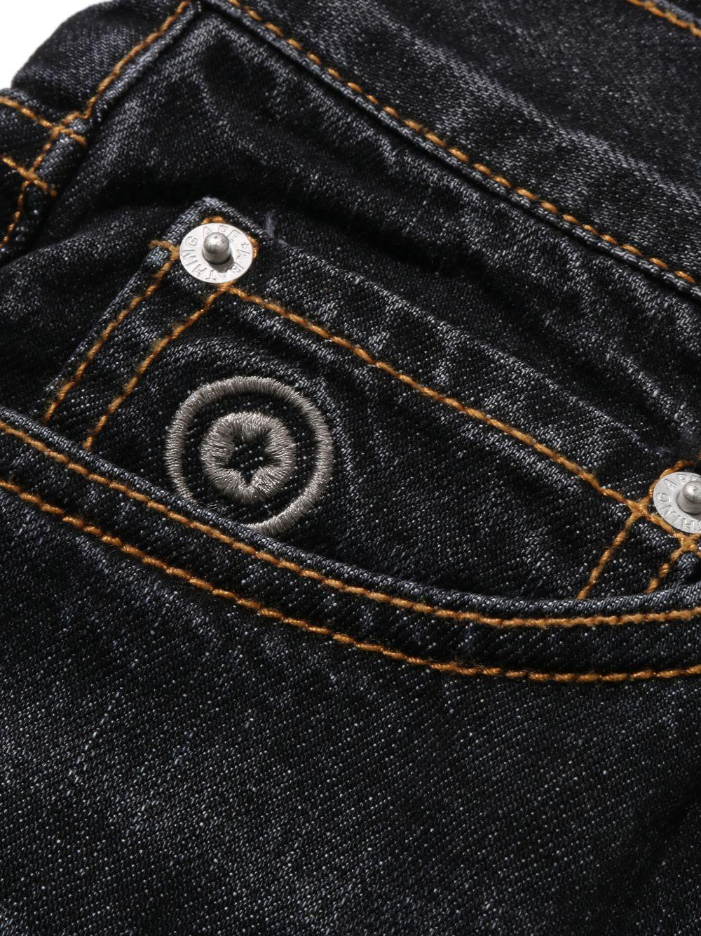 Jeans con applicazione in blu Bape - uomo 