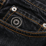 Jeans con applicazione in blu Bape - uomo 