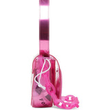 Borsa a spalla 1 dr trasparente in rosa Diesel - donna 