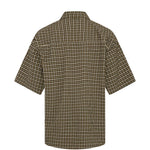 Polo con pannelli a quadri in azzurri Martine rose - unisex 