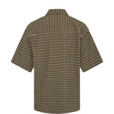 Polo con pannelli a quadri in azzurri Martine rose - unisex 