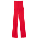 PANTALONI DRITTI BIAS IN ROSSO RICK OWENS LILIES - DONNA 