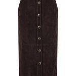 Gonna con cintura in marrone Self-Portrait - donna 