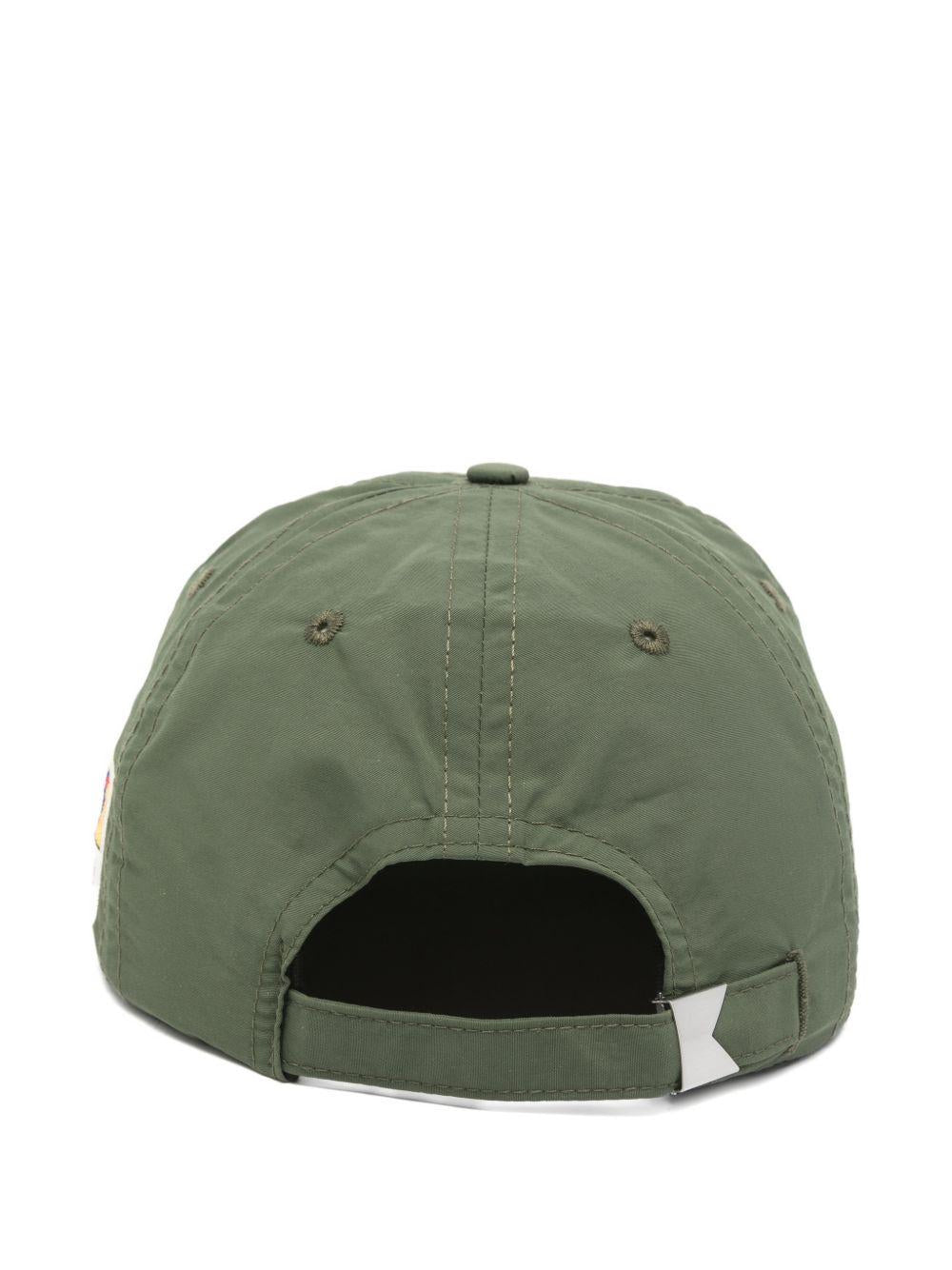 Cappello da baseball ricamato in verde Rhude - uomo 