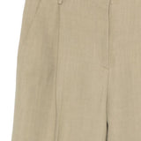 Pantaloni con pieghe stirate in verde Antonelli - donna 