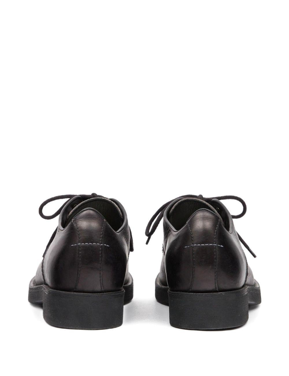 Derby con lacci in nero Mm6 maison margiela - uomo 