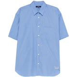 Camicia con logo in azzurro Comme des Garçons Homme - uomo 