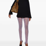 Leggings con staffa in lilla Wardrobe.Nyc - donna 