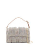Borsa a mano con cristalli in rosa Benedetta Bruzziches - donna