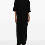 Abito lungo in maglia in nero Toteme - donna 