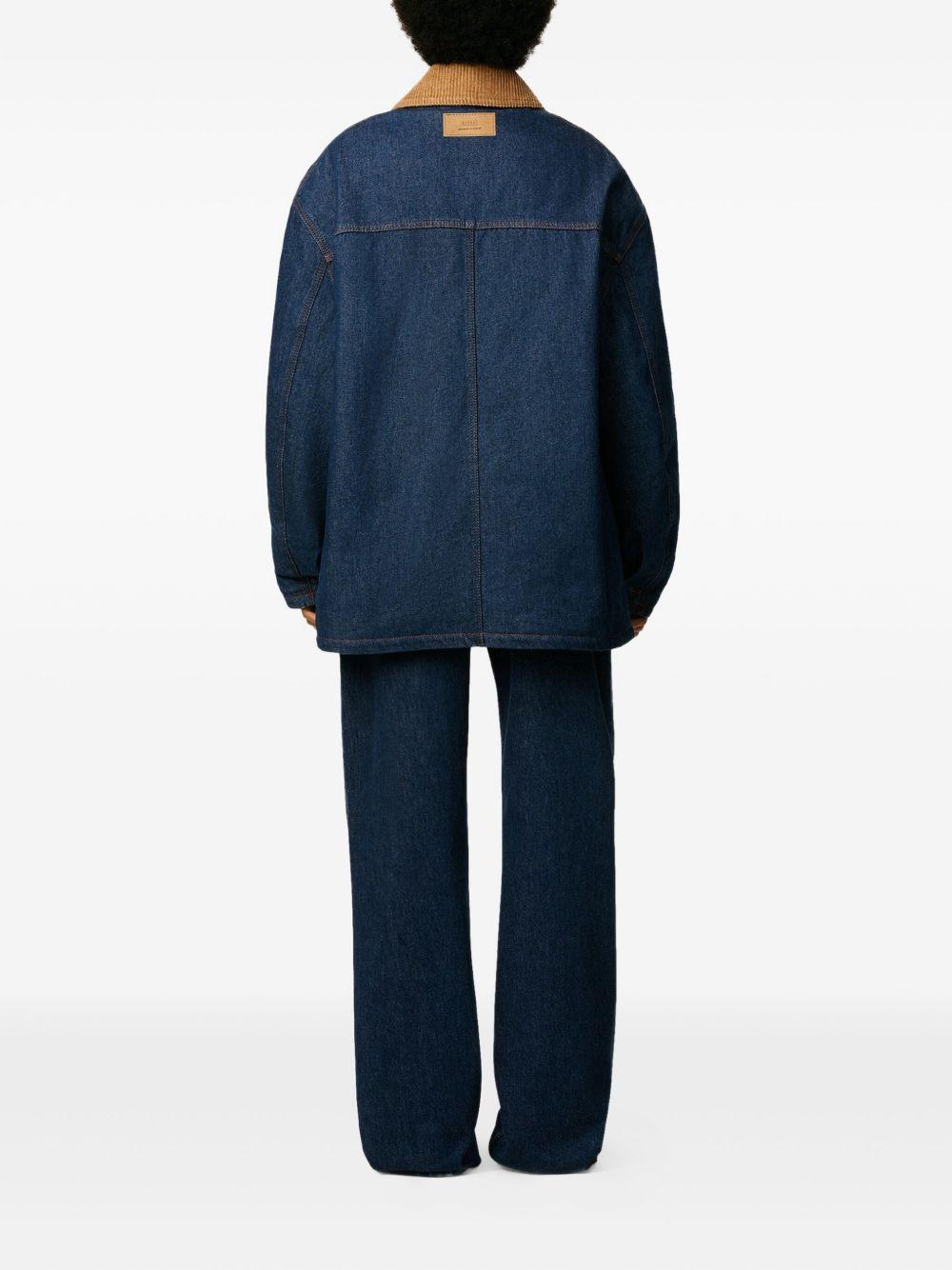 Giacca con tasche in blu AMI Paris - unisex 