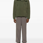 Piumino con cappuccio in verde Jg1 - uomo 