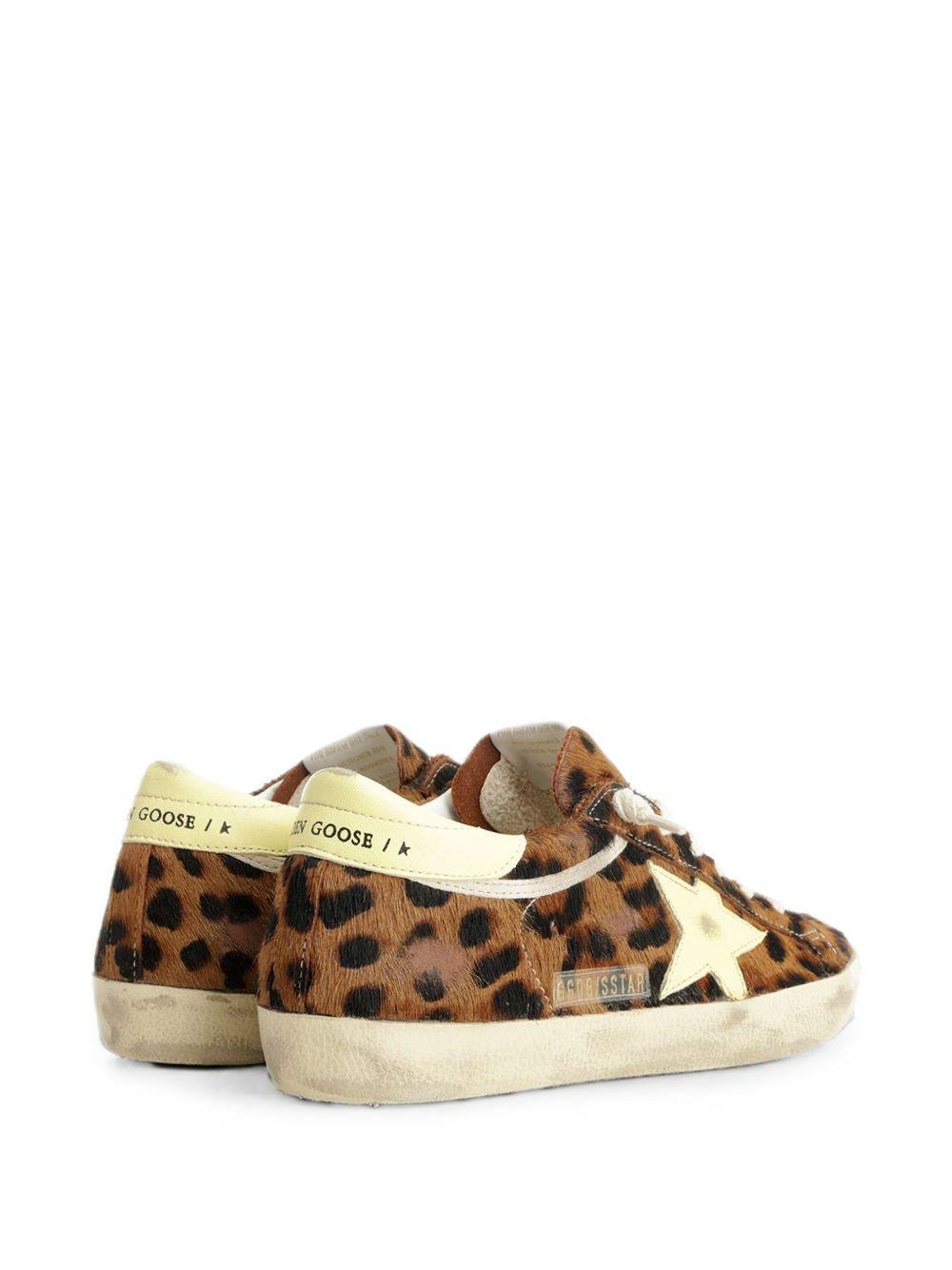 Sneakers super star in animalier golden goose - donna 