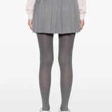 Gonna plissettata con coulisse in grigio Casablanca - donna 