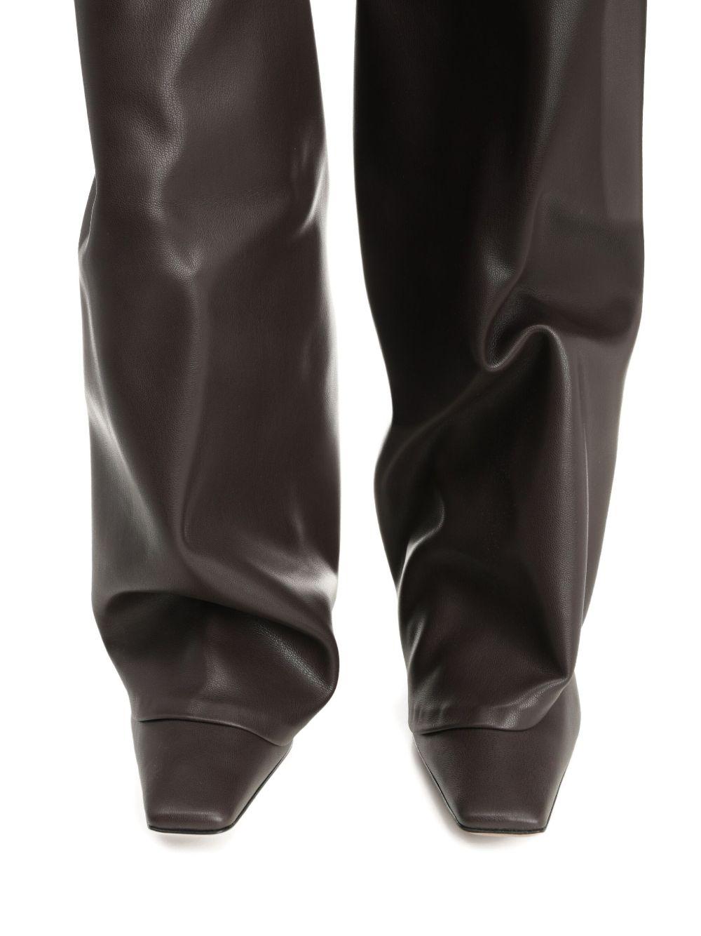 Stivali sopra il ginocchio 95mm in marrone The attico - donna 