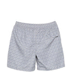 Pantaloncini da bagno con motivo geometrico in blu Eleventy - uomo 