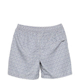 Pantaloncini da bagno con motivo geometrico in blu Eleventy - uomo 