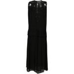 Abito midi smanicato in nero Sportmax - donna 