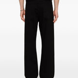 Jeans a bottoni in nero Our legacy - uomo 