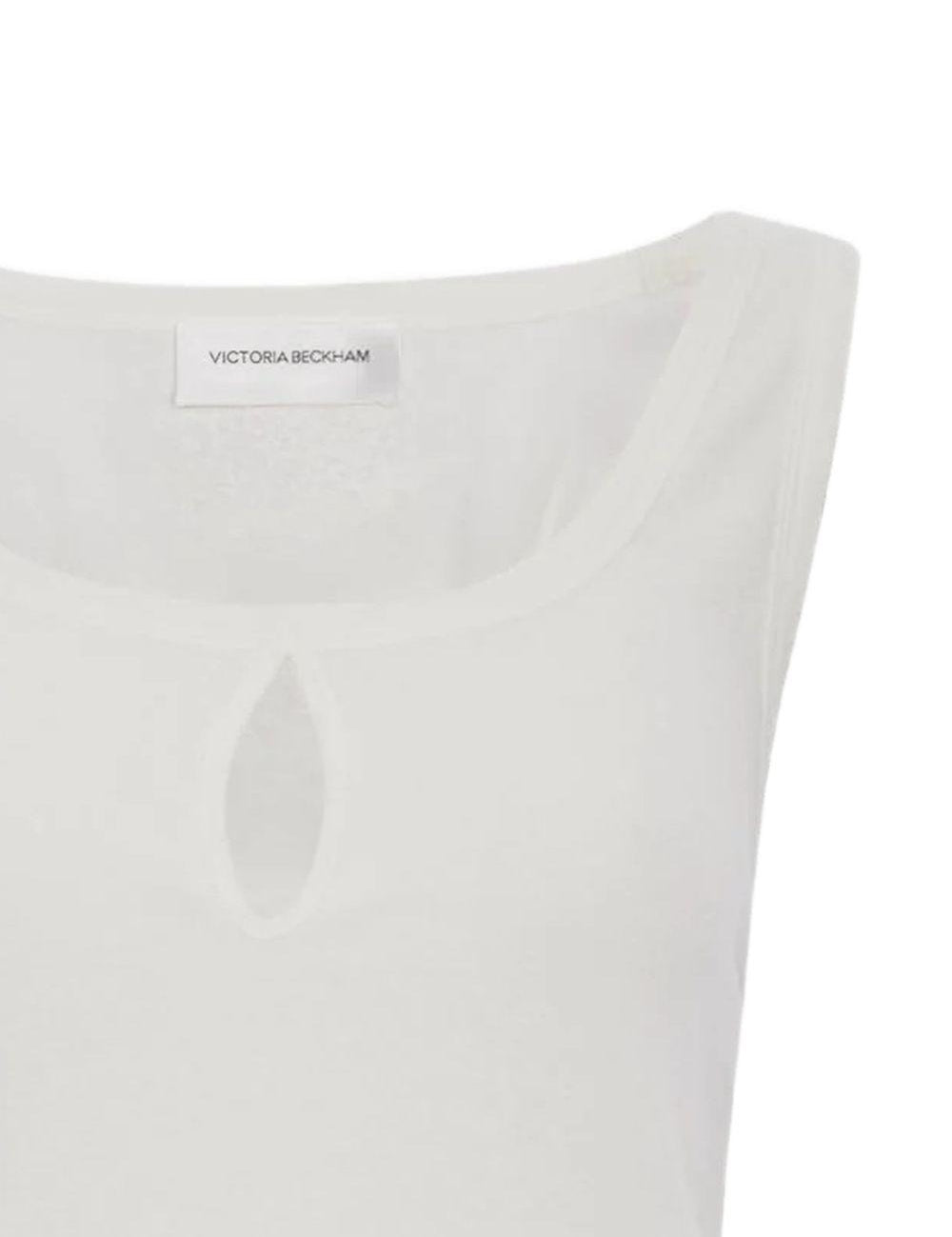 Canotta con dettagli in rosa Victoria beckham - donna 