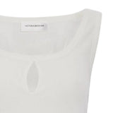 Canotta con dettagli in rosa Victoria beckham - donna 