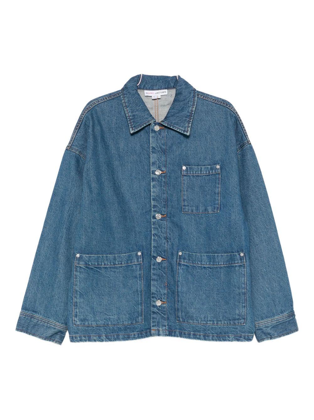 Giacca denim in cotone in blu A.P.C. X marc jacobs - unisex 