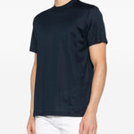 T-shirt a maniche corte in blu Tokyo luxury brand - uomo 