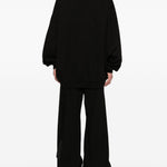 Felpa hun in nero Rick owens drkshdw - uomo 
