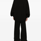 Felpa hun in nero Rick owens drkshdw - uomo 